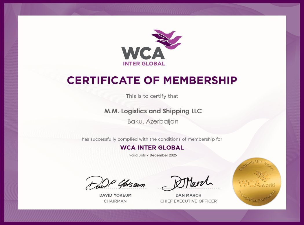 WCA Sertifikatının Üstünlükləri